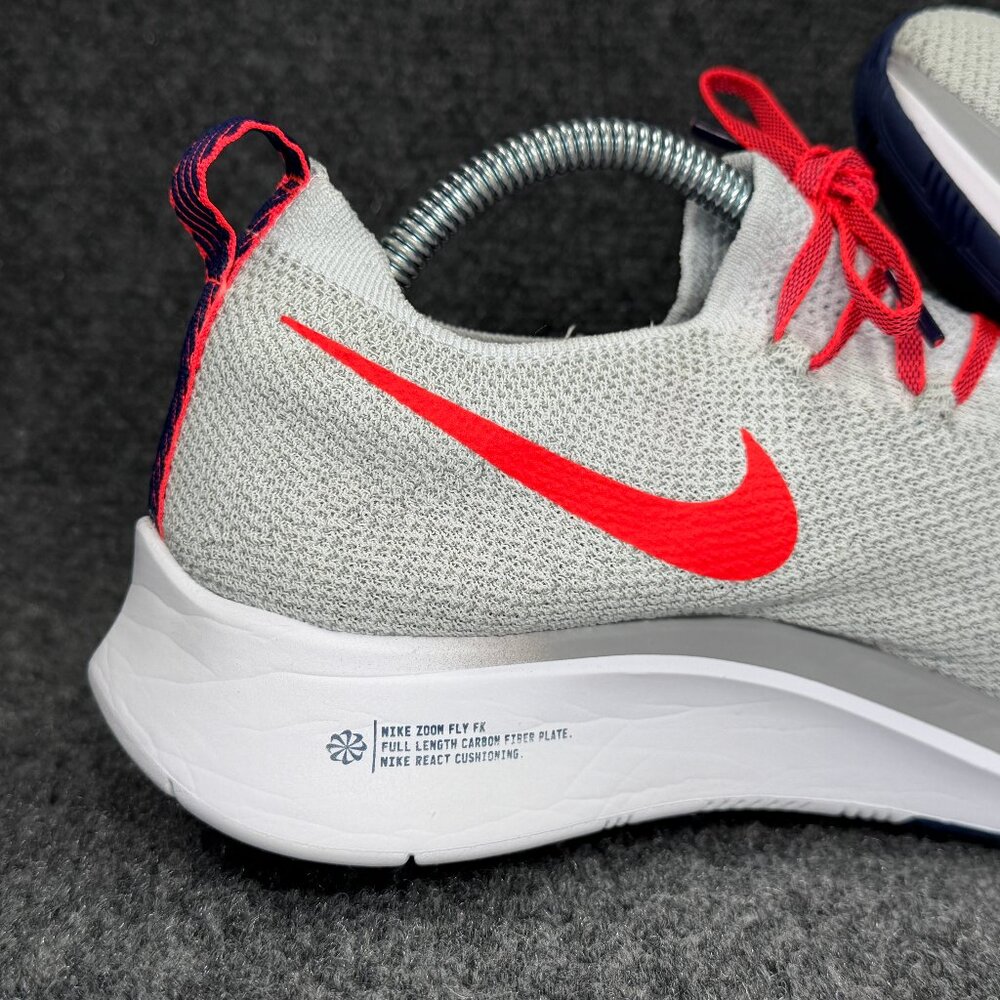 Nike Zoom Fly Flyknit Running Shoes Women's Size 9.5 Bright Crimson Athletic Run - Picture 8 of 13